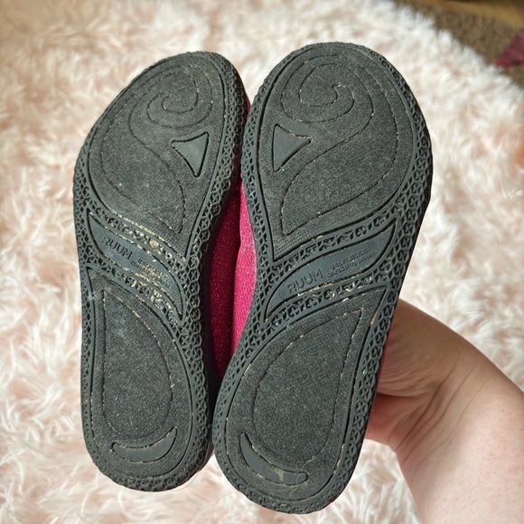 Ruum to Grow Kids Pink Glitter Shoes Mary Jane Sneaker Slip On Sz 11 Girls - Picture 5 of 5